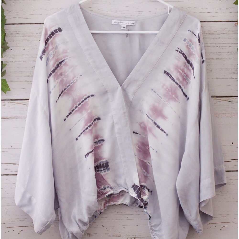 Young, Fabulous & Broke Tie Dye Print Top …
